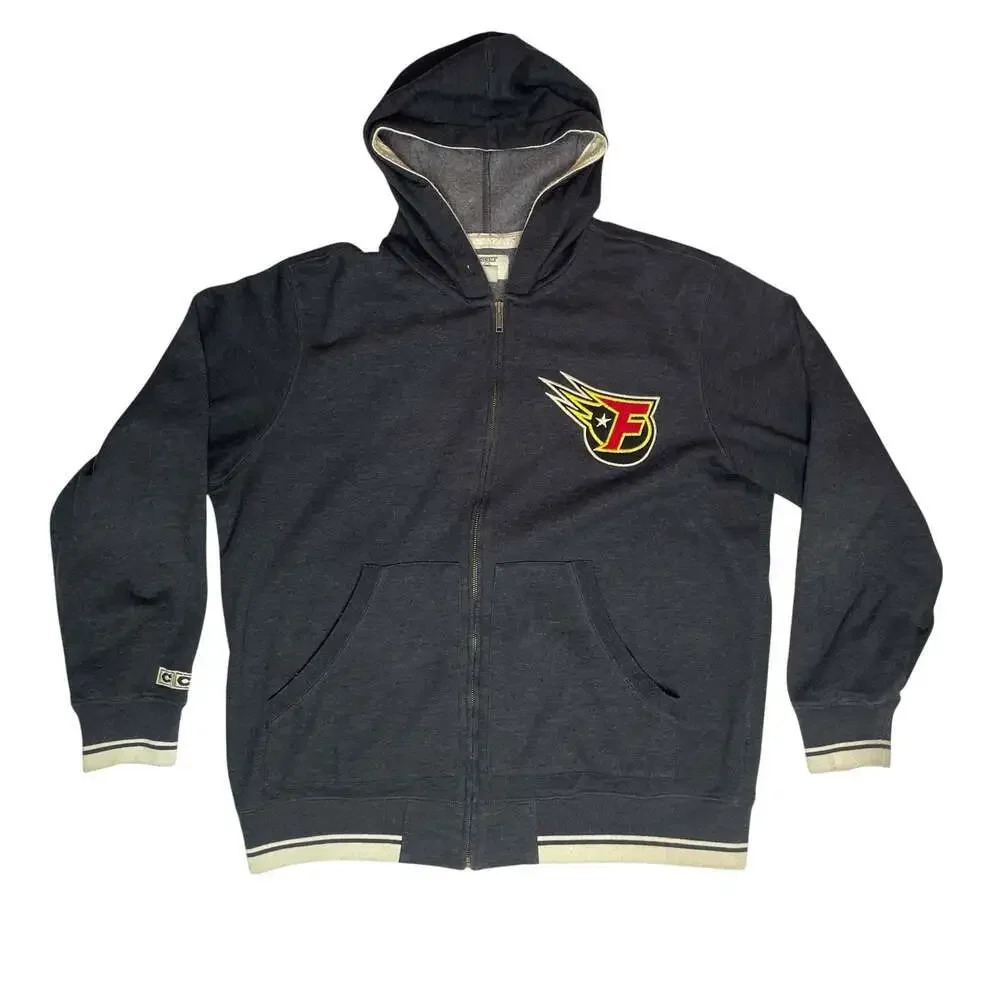 CCM Indy Fuel Hockey Zip Hoodie Jacket Black Full Zip Men’s